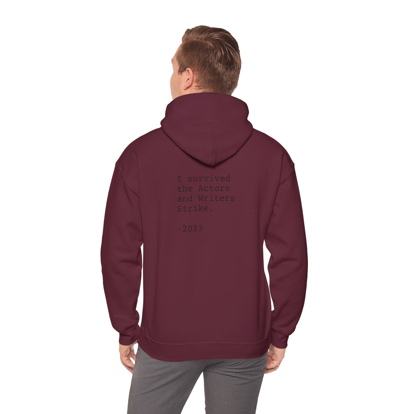I SURVIVED STRIKE 2023 - Unisex Heavy Blend™ Hooded Sweatshirt