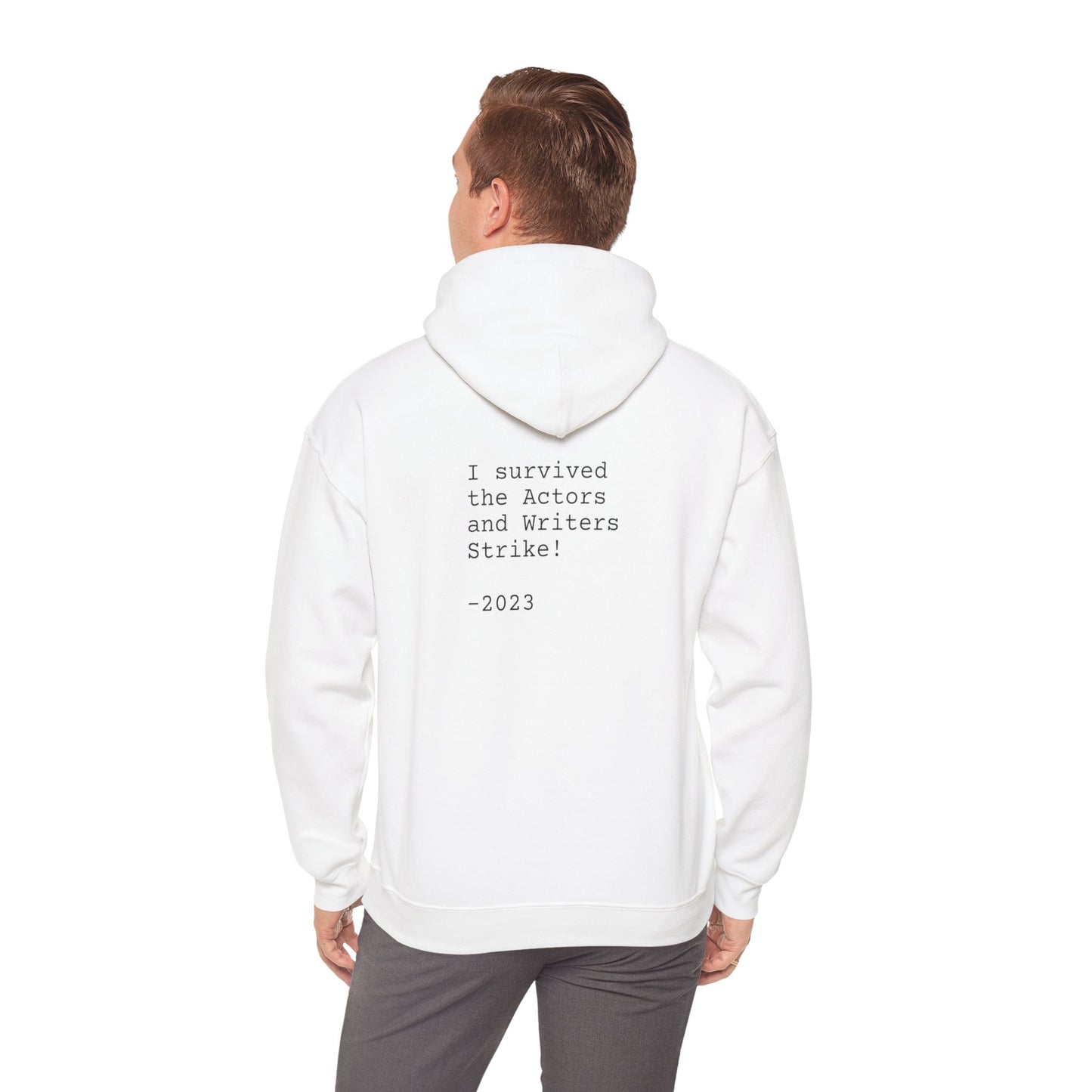 I SURVIVED STRIKE 2023 - Unisex Heavy Blend™ Hooded Sweatshirt