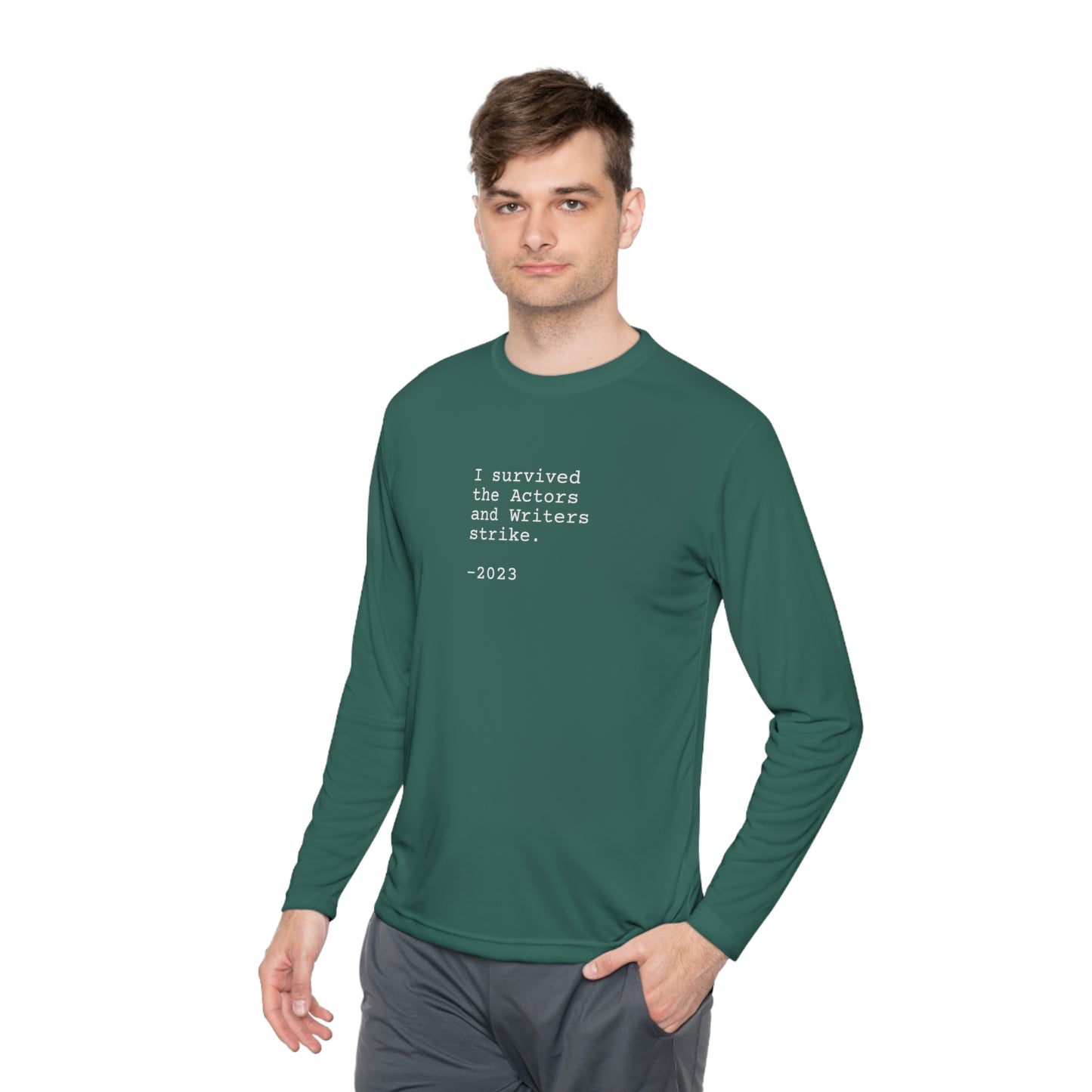 I SURVIVED STRIKE 2023 - Unisex Ultra Cotton Long Sleeve Tee