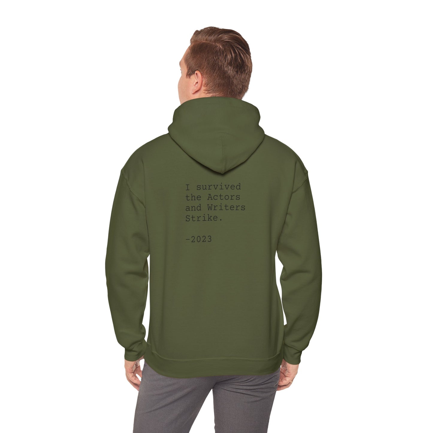 I SURVIVED STRIKE 2023 - Unisex Heavy Blend™ Hooded Sweatshirt