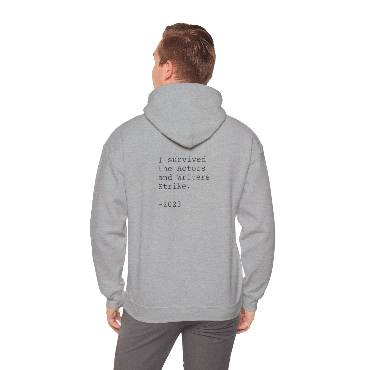 I SURVIVED STRIKE 2023 - Unisex Heavy Blend™ Hooded Sweatshirt