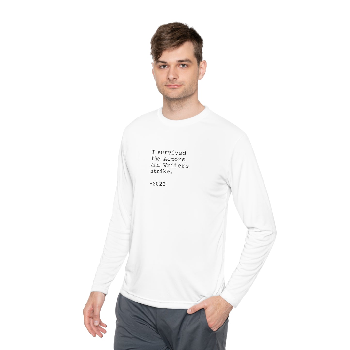 I SURVIVED STRIKE 2023 - Unisex Ultra Cotton Long Sleeve Tee